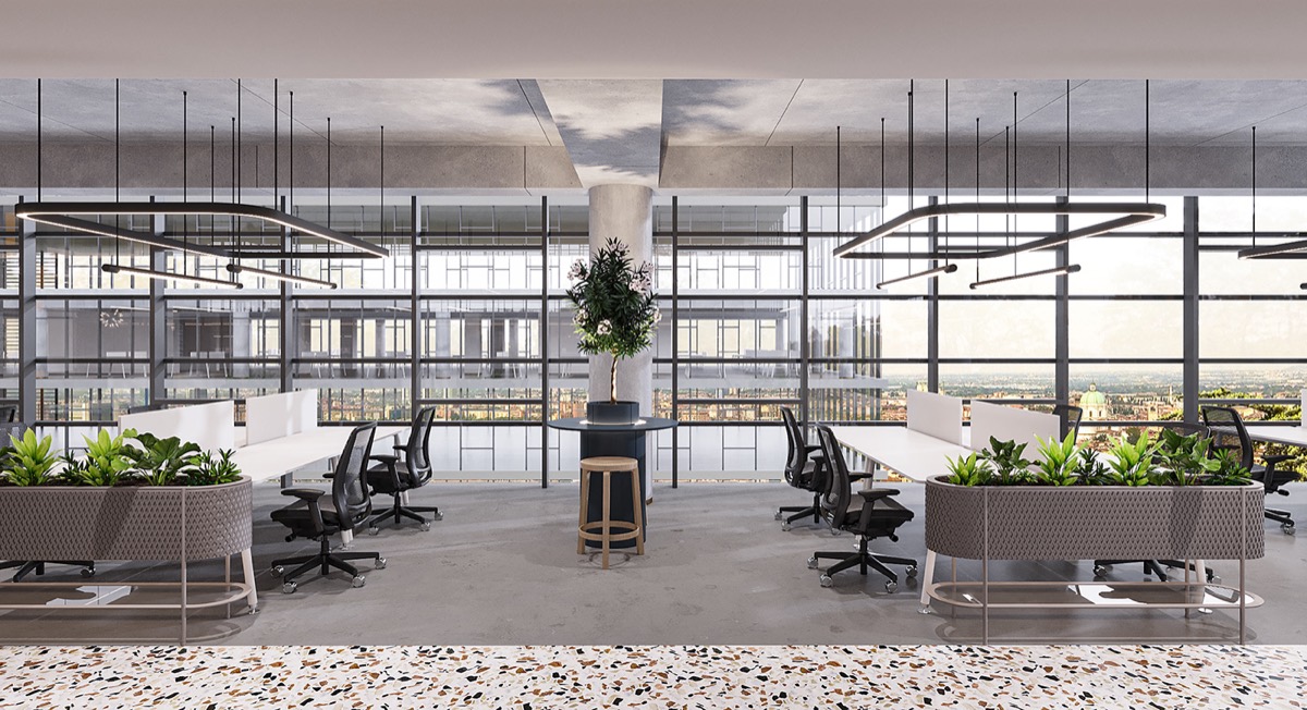 Interior visualisation: office, view 11 of 12