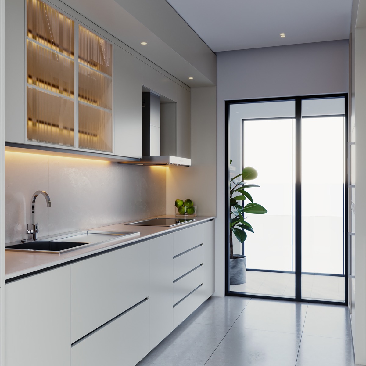 Interior visualisation: kitchen, istanbul, view 4 of 5