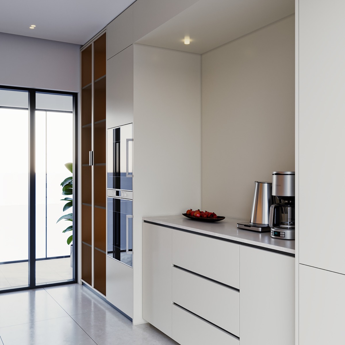 Visualisation of a kitchen
