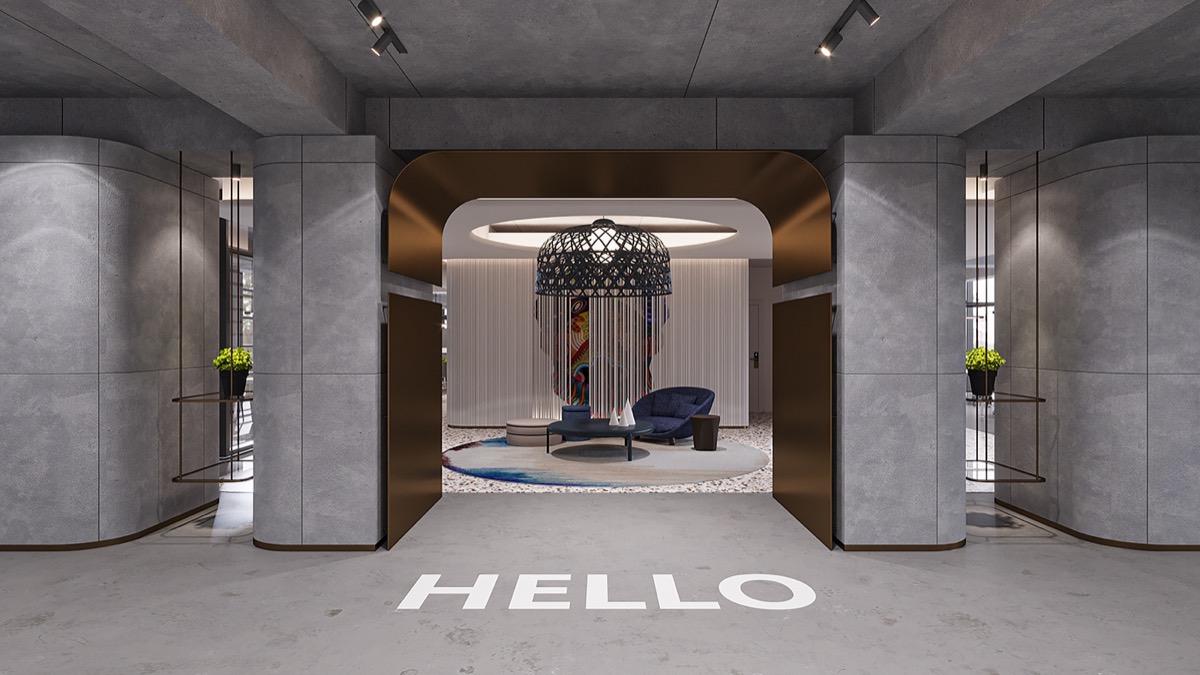 Interior visualisation: office, view 2 of 12
