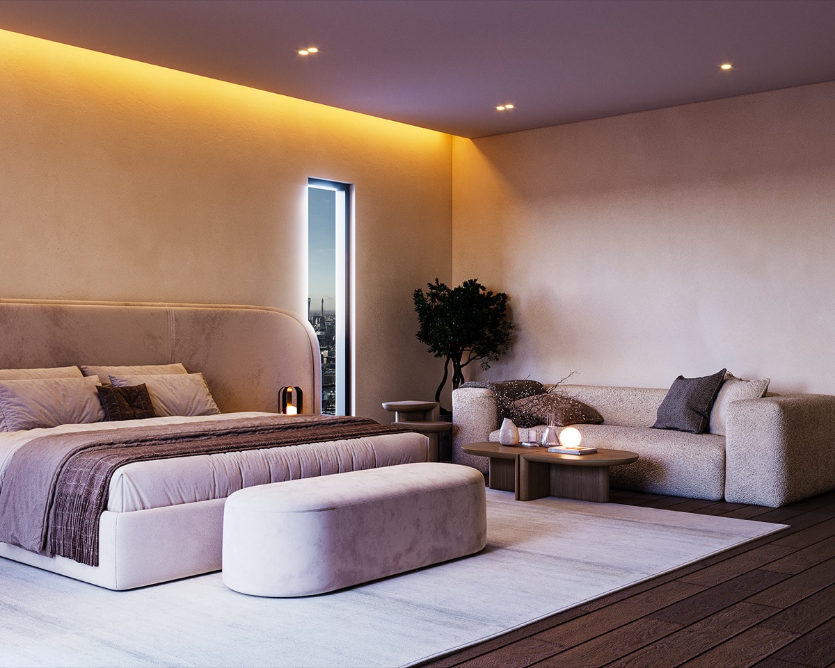 Interior visualisation: residential interior, view 3 of 3