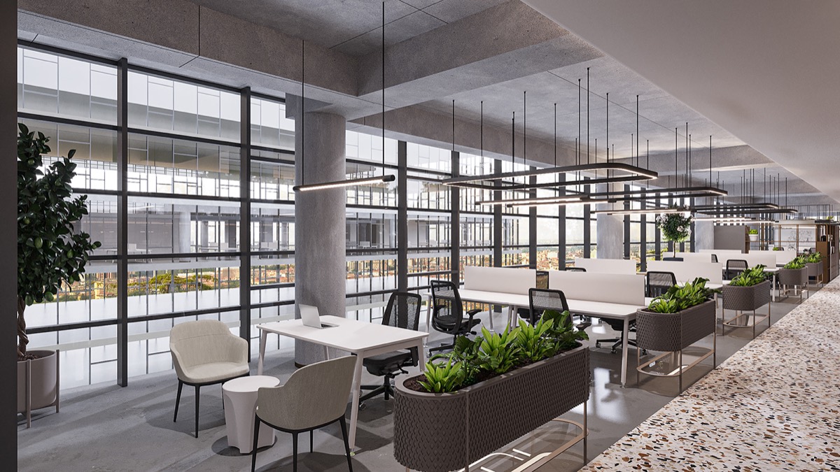 Interior visualisation: office, view 12 of 12