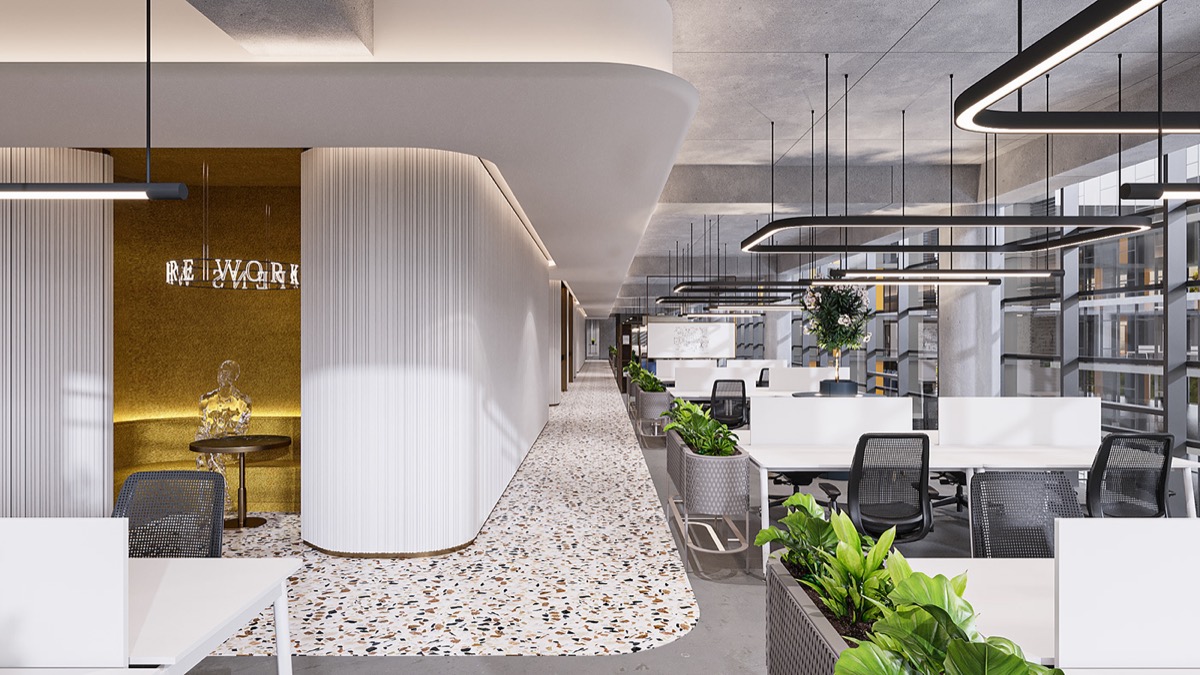 Interior visualisation: office, view 7 of 12