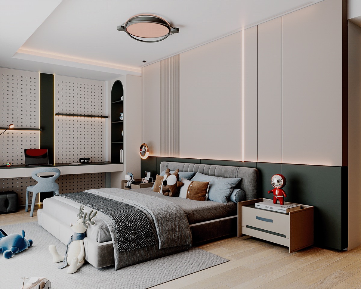 Interior visualisation: Children’s room, view 5 of 8